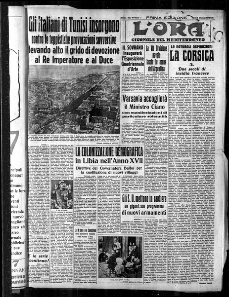 L'ora : corriere politico, quotidiano della Sicilia