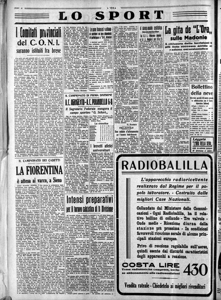 L'ora : corriere politico, quotidiano della Sicilia