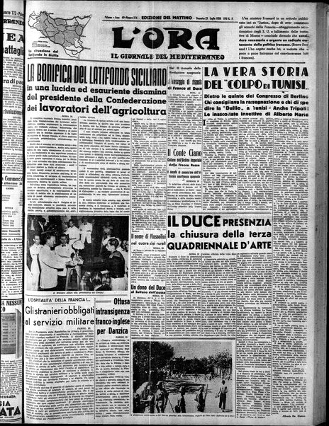 L'ora : corriere politico, quotidiano della Sicilia