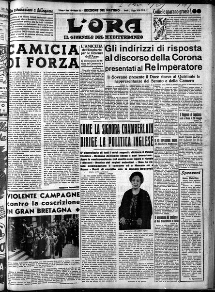 L'ora : corriere politico, quotidiano della Sicilia