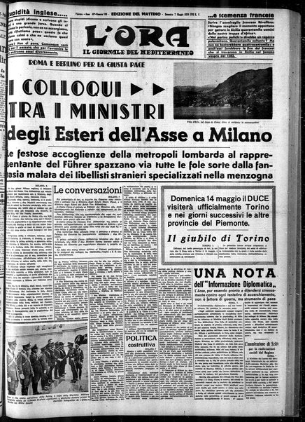 L'ora : corriere politico, quotidiano della Sicilia