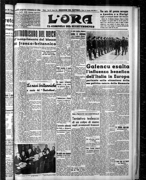 L'ora : corriere politico, quotidiano della Sicilia