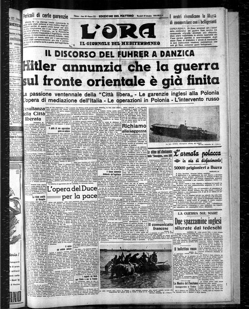 L'ora : corriere politico, quotidiano della Sicilia