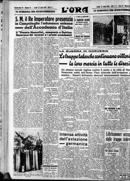 L'ora : corriere politico, quotidiano della Sicilia