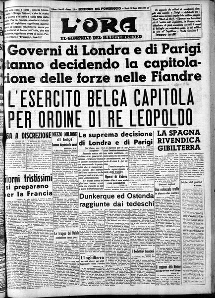 L'ora : corriere politico, quotidiano della Sicilia