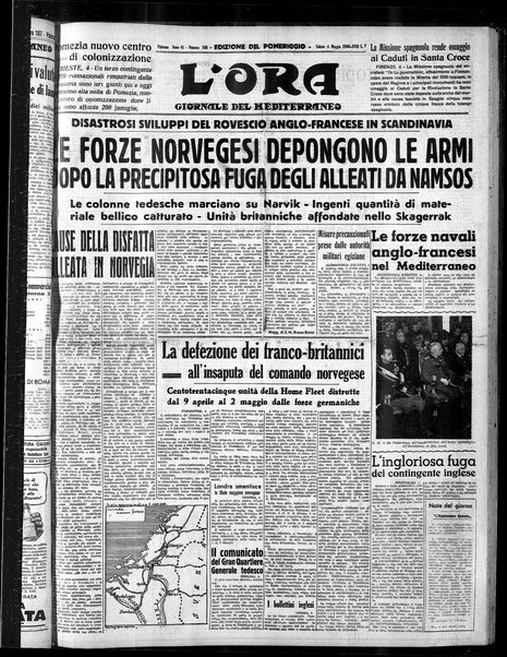 L'ora : corriere politico, quotidiano della Sicilia