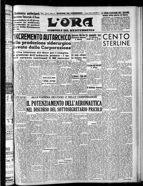 L'ora : corriere politico, quotidiano della Sicilia