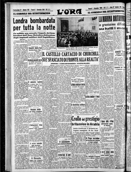 L'ora : corriere politico, quotidiano della Sicilia