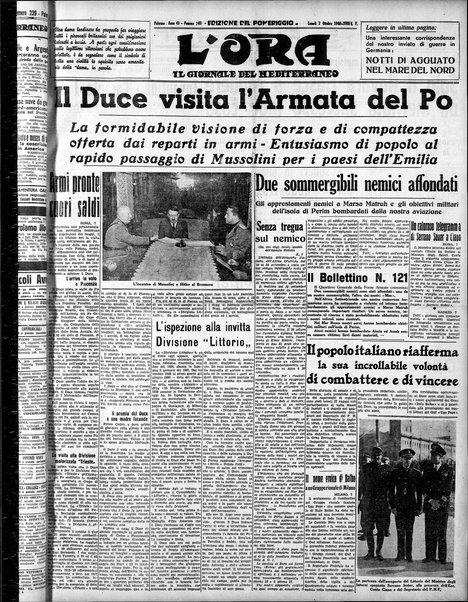 L'ora : corriere politico, quotidiano della Sicilia