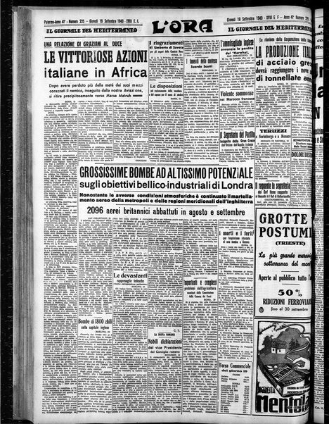 L'ora : corriere politico, quotidiano della Sicilia