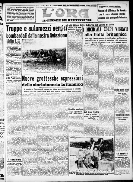 L'ora : corriere politico, quotidiano della Sicilia