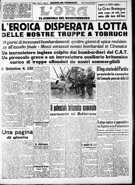 L'ora : corriere politico, quotidiano della Sicilia