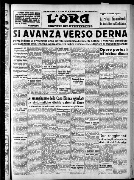 L'ora : corriere politico, quotidiano della Sicilia