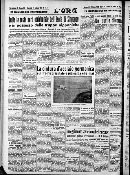 L'ora : corriere politico, quotidiano della Sicilia