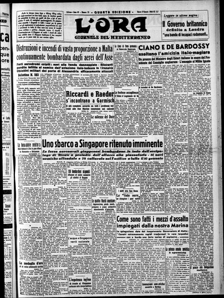 L'ora : corriere politico, quotidiano della Sicilia