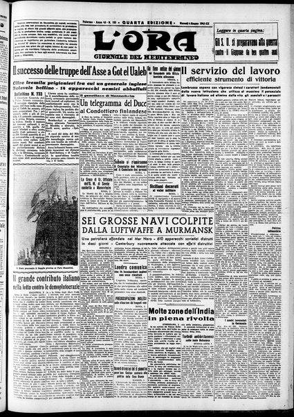 L'ora : corriere politico, quotidiano della Sicilia