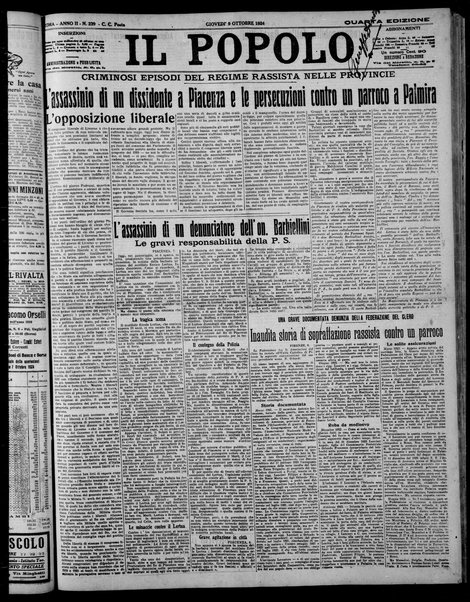 Il popolo : giornale del mattino