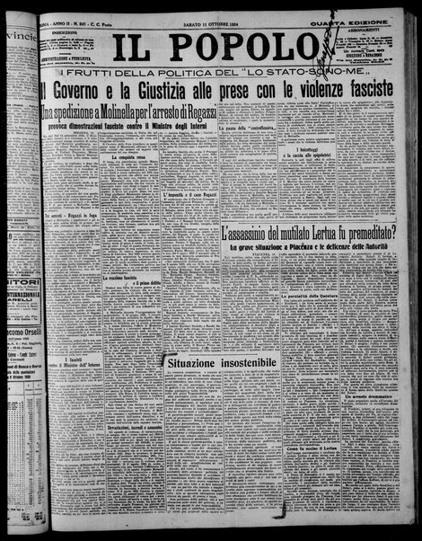 Il popolo : giornale del mattino