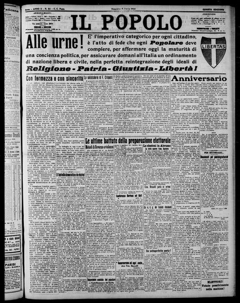 Il popolo : giornale del mattino