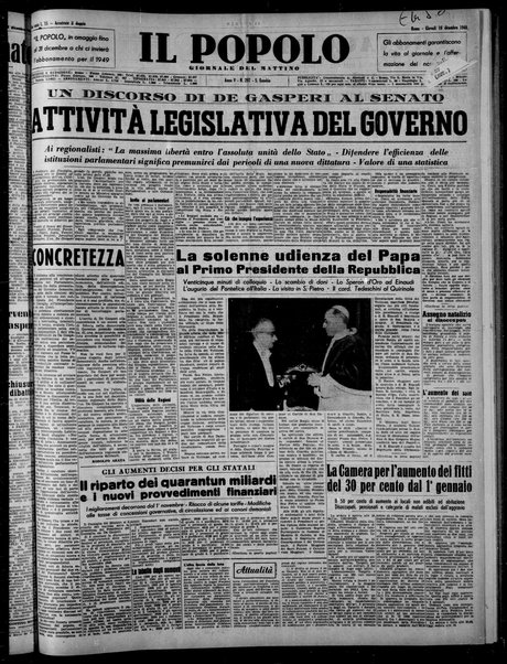 Il popolo : giornale del mattino