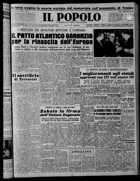 Il popolo : giornale del mattino