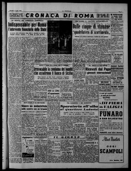 Il popolo : giornale del mattino