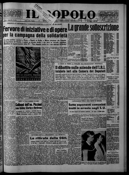 Il popolo : giornale del mattino