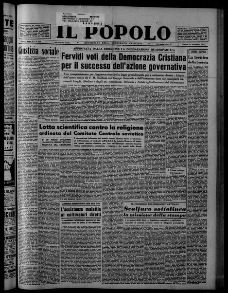 Il popolo : giornale del mattino