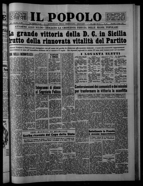 Il popolo : giornale del mattino