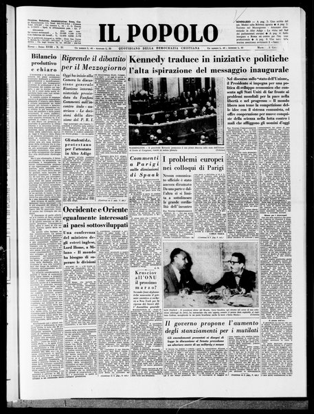 Il popolo : giornale del mattino