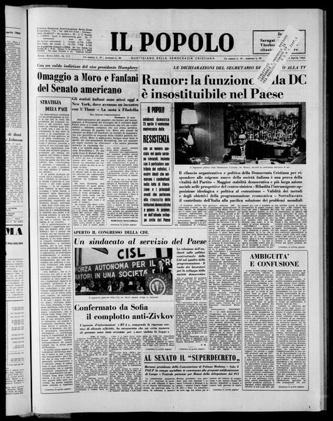 Il popolo : giornale del mattino