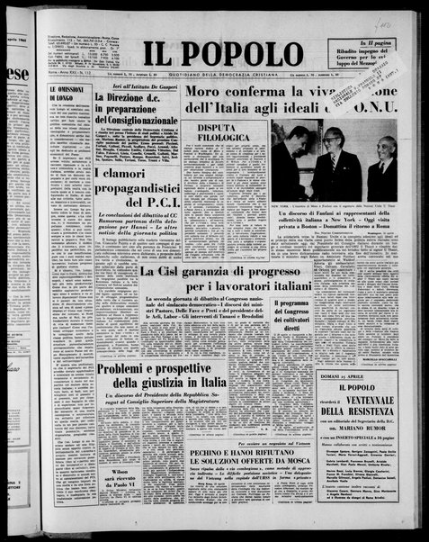 Il popolo : giornale del mattino