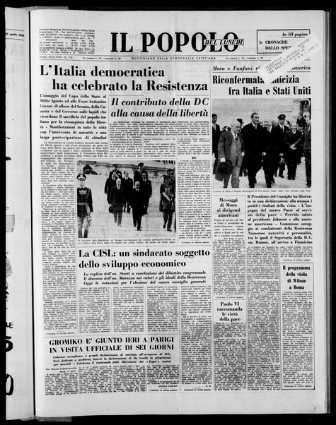 Il popolo : giornale del mattino