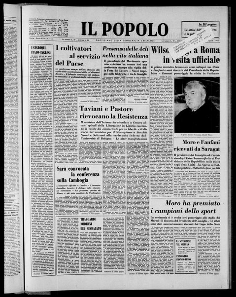 Il popolo : giornale del mattino