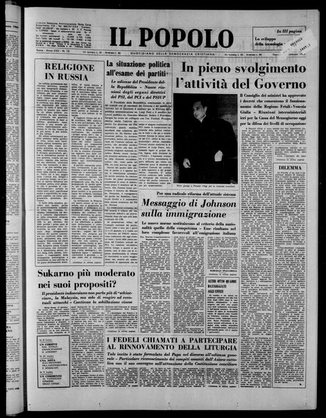 Il popolo : giornale del mattino