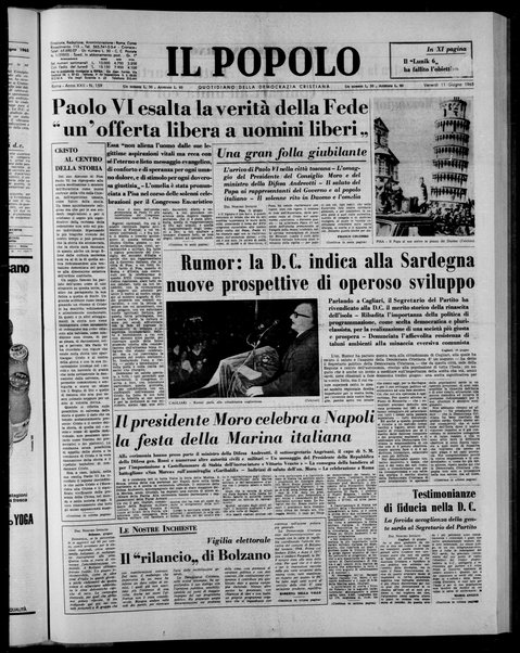 Il popolo : giornale del mattino