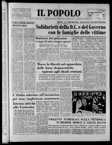 Il popolo : giornale del mattino