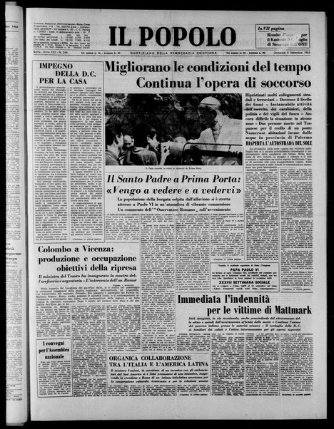 Il popolo : giornale del mattino