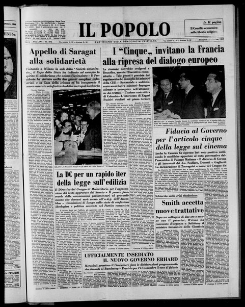 Il popolo : giornale del mattino