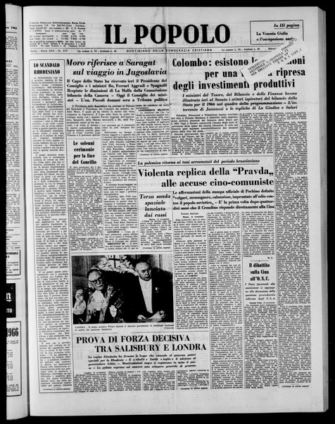 Il popolo : giornale del mattino