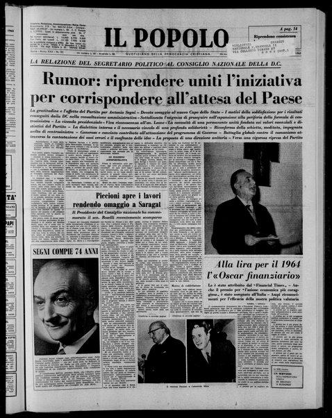 Il popolo : giornale del mattino