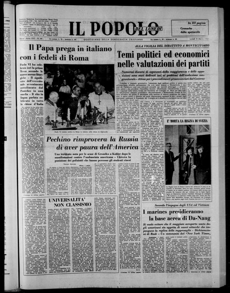 Il popolo : giornale del mattino