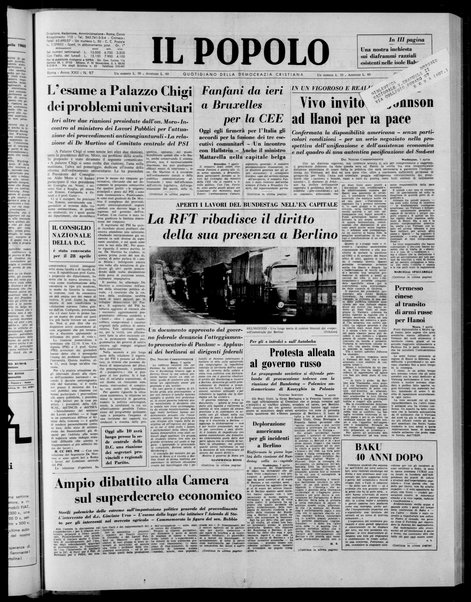 Il popolo : giornale del mattino