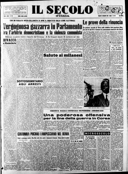 Il Secolo d'Italia : quotidiano per gli italiani