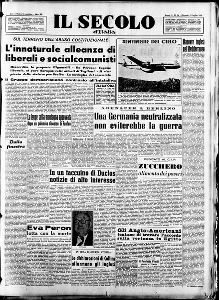 Il Secolo d'Italia : quotidiano per gli italiani