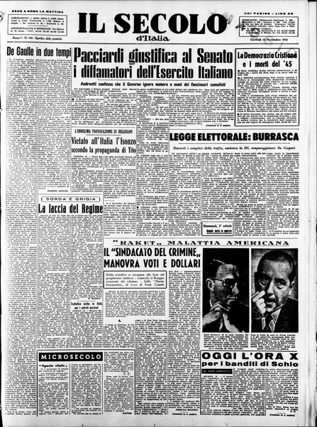 Il Secolo d'Italia : quotidiano per gli italiani