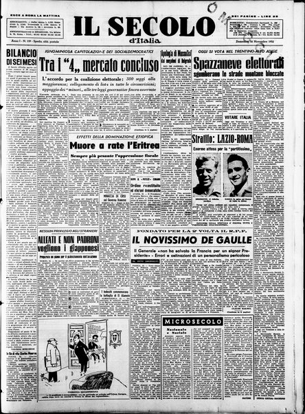 Il Secolo d'Italia : quotidiano per gli italiani