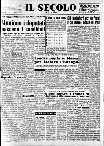 Il Secolo d'Italia : quotidiano per gli italiani