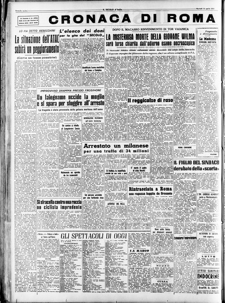 Il Secolo d'Italia : quotidiano per gli italiani