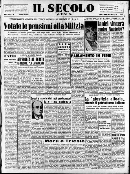 Il Secolo d'Italia : quotidiano per gli italiani